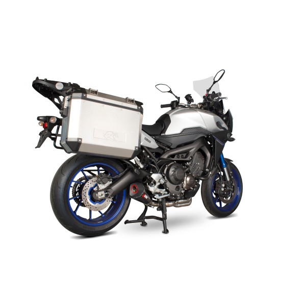 Scorpion Exhaust Yamaha Tracer 900 / Tracer 900 GT 2015 - 2020 Serket Taper Full System Carbon Fibre Sleeve